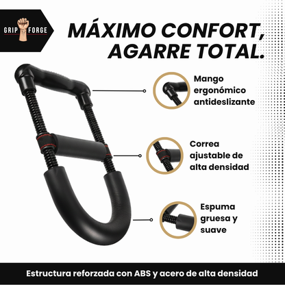 Grip Trainer de Muñeca y Antebrazo Ajustable